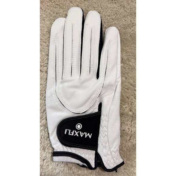 Maxfli Touch Right Hand Golf Glove Mens ML U-Flex Lycra Weave Cabretta Leather - Picture 6 of 10